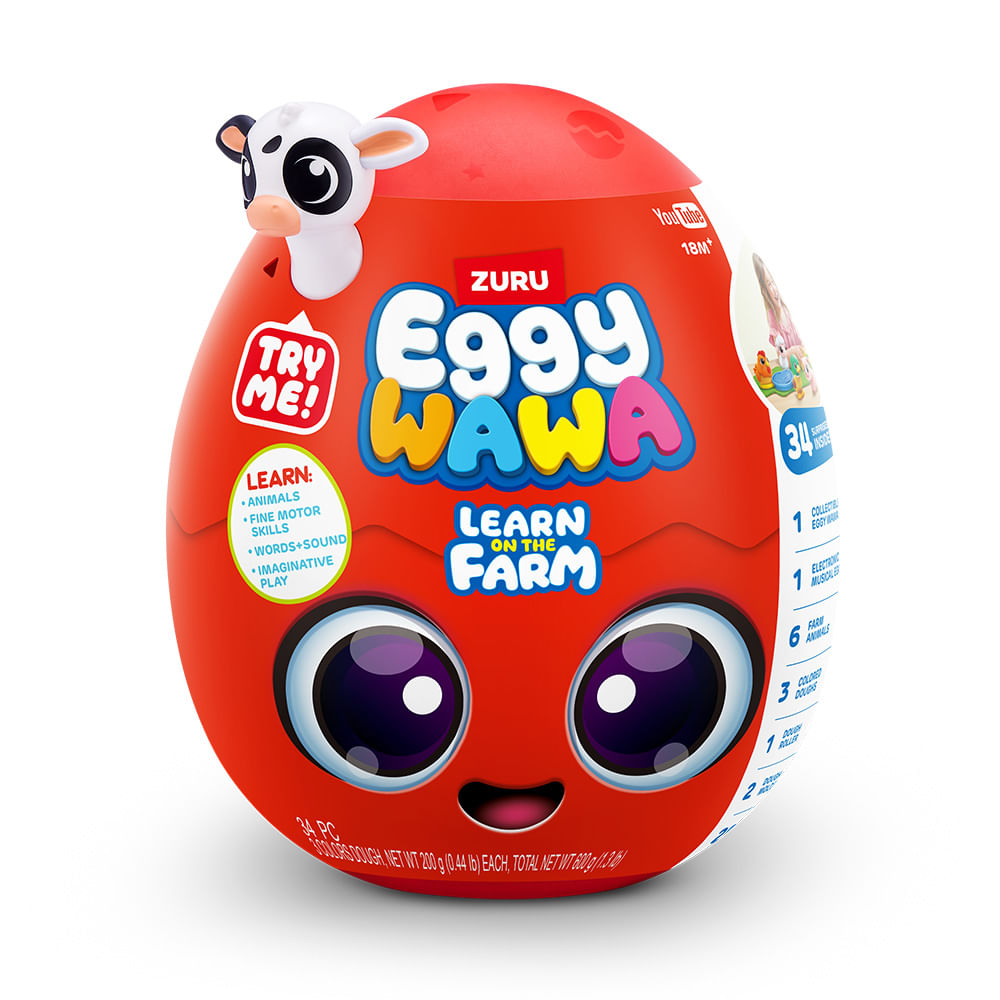 Eggy Wawa Huevo Sorpresa 25cm Learn on the Farm